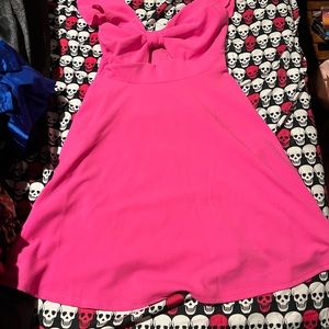 Woman’s Pink Cocktail Dress